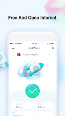 LinkWorld VPN android App screenshot 1